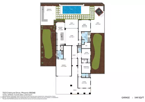 Floorplan - 722 E Ashurst Dr, Phoenix, AZ 85048 photo 2 of 2