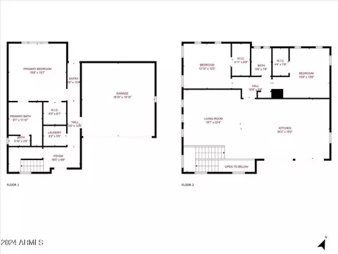 Floorplan - 4288 E Pony Ln, Gilbert, AZ 85295 photo 1 of 1