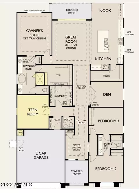 Floorplan - 10314 E Supernova Dr, Mesa, AZ 85212 photo 1 of 1
