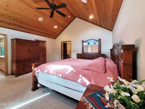 Bedroom - 6195 W Hidden Pines Loop, Pine, AZ 85544 photo 3 of 6