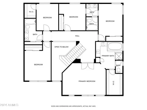 Floorplan - 2537 E Sagebrush St, Gilbert, AZ 85296 photo 3 of 3