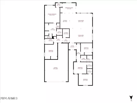 Floorplan - 2325 E Kelly Dr, Gilbert, AZ 85298 photo 1 of 1
