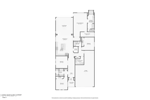 Floorplan - 8706 E Jaeger St, Mesa, AZ 85207 photo 1 of 1