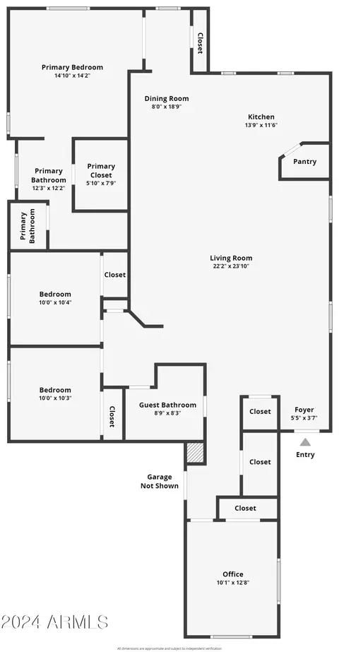 Floorplan - 12449 W State Ave, Glendale, AZ 85307 photo 1 of 1