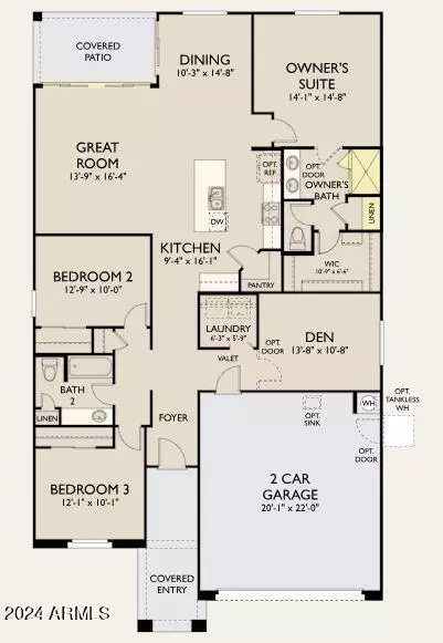 Floorplan - 11357 E Ulysses Ave, Mesa, AZ 85212 photo 1 of 1