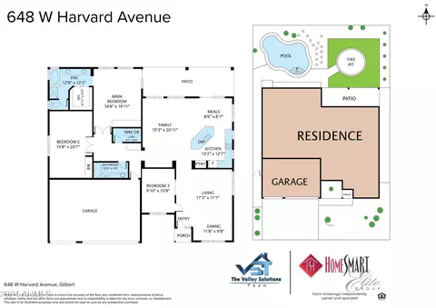 Floorplan - 648 W Harvard Ave, Gilbert, AZ 85233 photo 1 of 1
