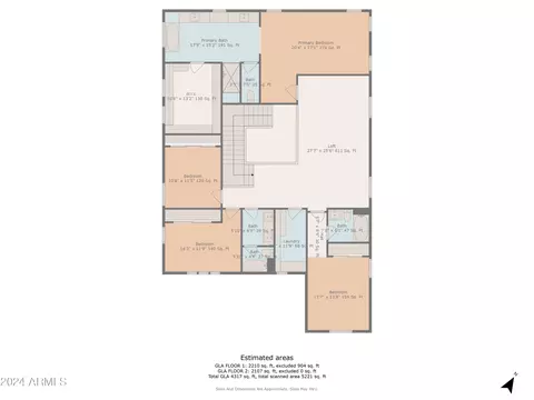 Floorplan - 9634 E Rainbow Ave, Mesa, AZ 85212 photo 1 of 3