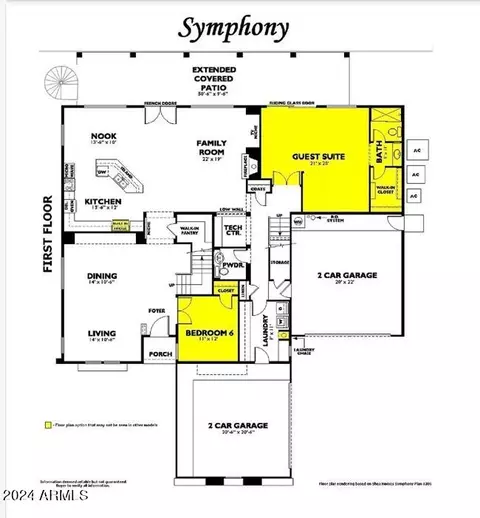 Floorplan - 7143 S View Ln, Gilbert, AZ 85298 photo 1 of 2