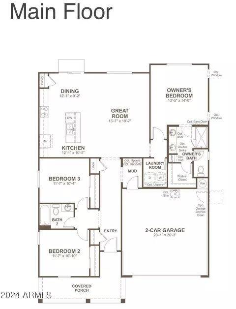 Floorplan - 1305 E Fremont Rd, Phoenix, AZ 85042 photo 1 of 1