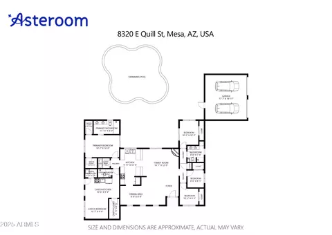 Floorplan - 8320 E Quill St, Mesa, AZ 85207 photo 1 of 1