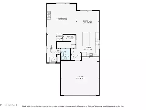 Floorplan - 9539 E Thornbush Ave, Mesa, AZ 85212 photo 5 of 6