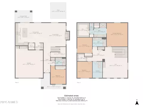 Floorplan - 9354 E Static Ave, Mesa, AZ 85212 photo 3 of 3