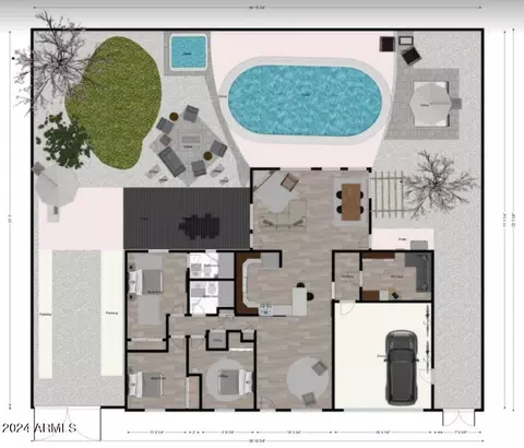 Floorplan - 3487 E Delcoa Dr, Phoenix, AZ 85032 photo 2 of 2