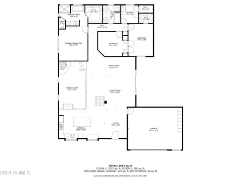Floorplan - 1064 E Sandpiper Dr, Tempe, AZ 85283 photo 2 of 3
