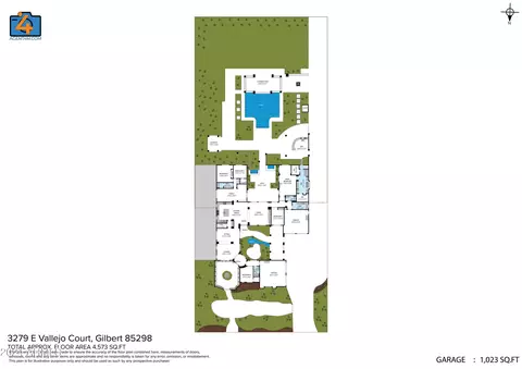 Floorplan - 3279 E Vallejo Ct, Gilbert, AZ 85298 photo 2 of 2