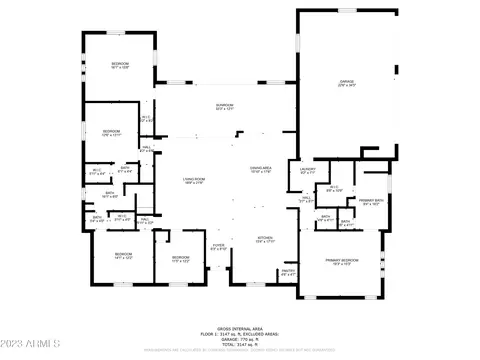 Floorplan - 1024 W Cloud Rd, Phoenix, AZ 85086 photo 2 of 2