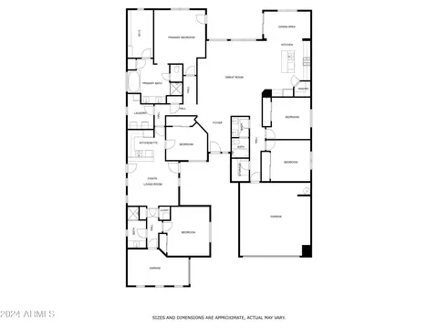 Floorplan - 1069 E Periwinkle Way, Gilbert, AZ 85297 photo 1 of 1