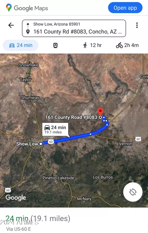 161 N County Rd #8083, Concho, AZ 85924
