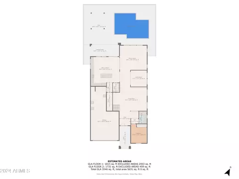 Floorplan - 10020 E Wavelength Ave, Mesa, AZ 85212 photo 1 of 3