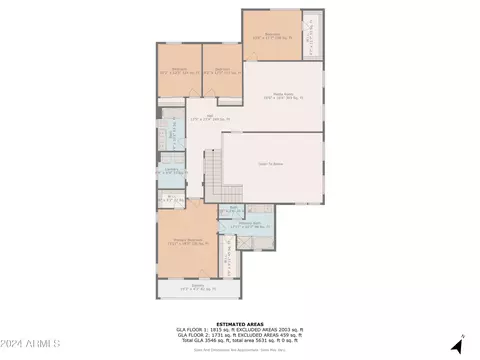 Floorplan - 10020 E Wavelength Ave, Mesa, AZ 85212 photo 2 of 3