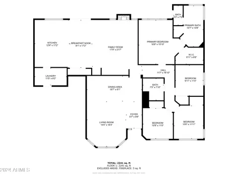 Floorplan - 2026 E Laurel Cir, Mesa, AZ 85213 photo 1 of 1