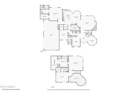 Floorplan - 8733 E Russell St, Mesa, AZ 85207 photo 2 of 3