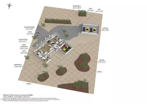 Floorplan - 38332 N 25th Ave, Phoenix, AZ 85086 photo 2 of 2