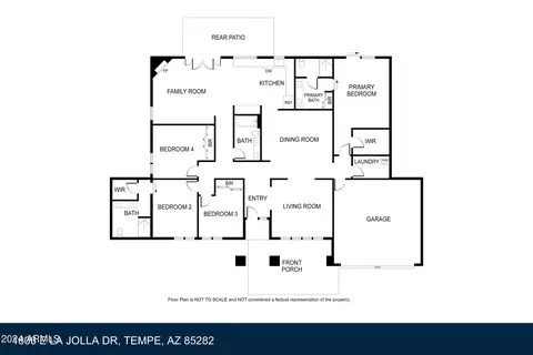 Floorplan - 1806 E La Jolla Dr, Tempe, AZ 85282 photo 1 of 1
