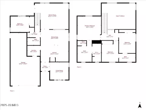 Floorplan - 1264 E Walnut Rd, Gilbert, AZ 85298 photo 1 of 1