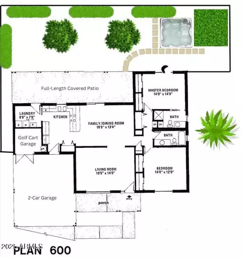 Floorplan - 4019 E Calypso Ave, Mesa, AZ 85206 photo 1 of 1