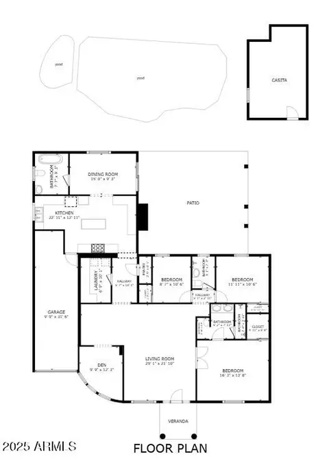 Floorplan - 309 E Hayward Ave, Phoenix, AZ 85020 photo 1 of 1