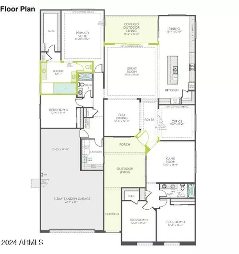 Floorplan - 829 W Golden Ore Pass, Apache Junction, AZ 85120 photo 1 of 1
