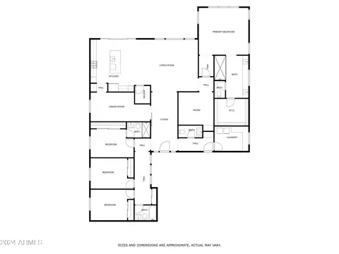 Floorplan - 3902 E Alameda Ln, Gilbert, AZ 85298 photo 1 of 1