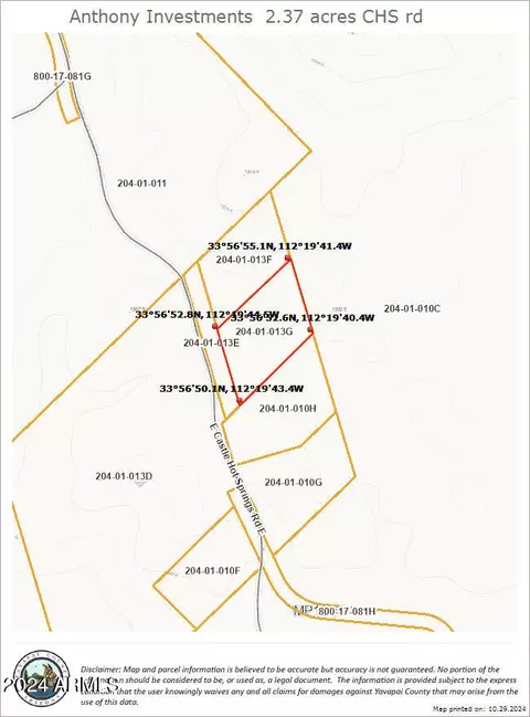 00 N Nnn N Castle Hot Springs Rd #-, Morristown, AZ 85342