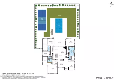 Floorplan - 4184 E Meadowview Dr, Gilbert, AZ 85298 photo 1 of 2