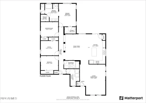 Floorplan - 3494 E Gary Way, Gilbert, AZ 85234 photo 1 of 1