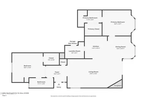 Floorplan - 4202 E Broadway Rd #132, Mesa, AZ 85206 photo 1 of 1
