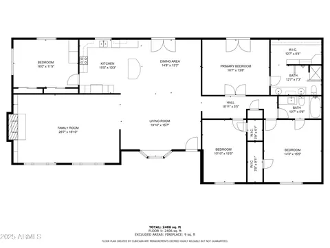 Floorplan - 1045 E Cloud Rd, Phoenix, AZ 85086 photo 1 of 1