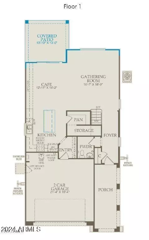 Floorplan - 9536 E Travertine Ave, Mesa, AZ 85212 photo 1 of 2