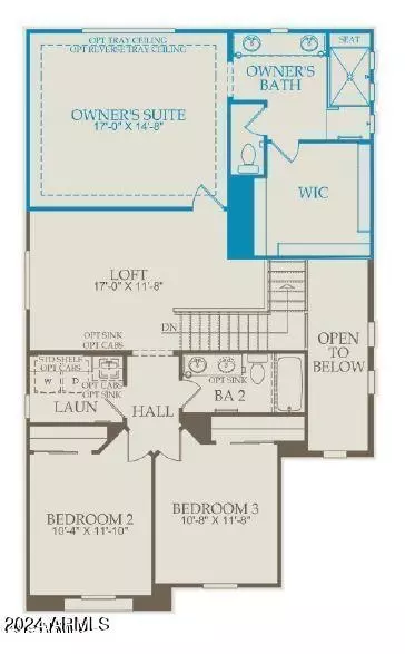 Floorplan - 9536 E Travertine Ave, Mesa, AZ 85212 photo 2 of 2