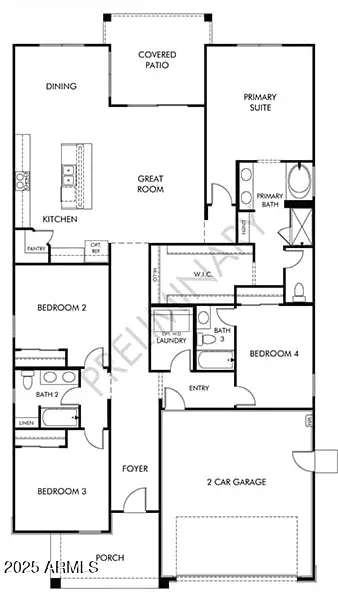 Floorplan - 17737 W Elm St, Goodyear, AZ 85395 photo 1 of 1