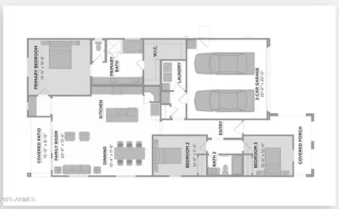 Floorplan - 2334 E Levi Dr, Phoenix, AZ 85040 photo 1 of 1