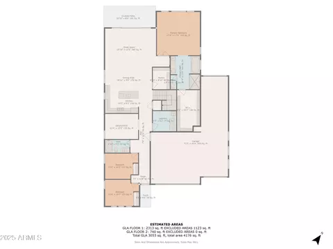 Floorplan - 9702 E Ripple Dr, Mesa, AZ 85212 photo 1 of 3