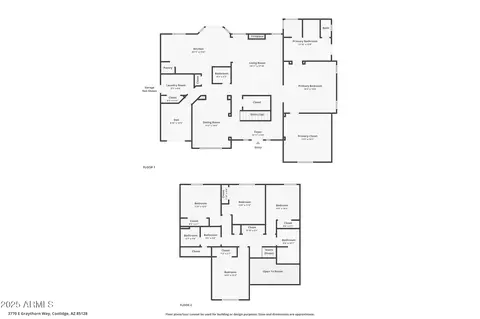Floorplan - 3770 E Graythorn Way, Coolidge, AZ 85128 photo 1 of 1