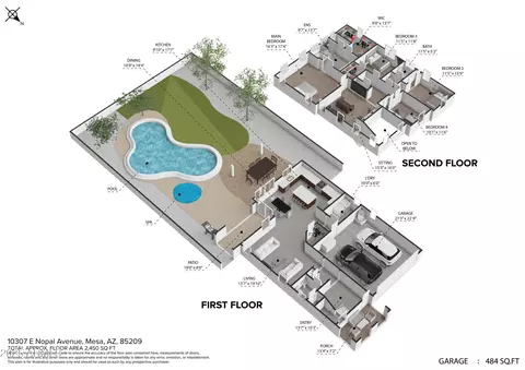 Floorplan - 10307 E Nopal Ave, Mesa, AZ 85209 photo 2 of 2