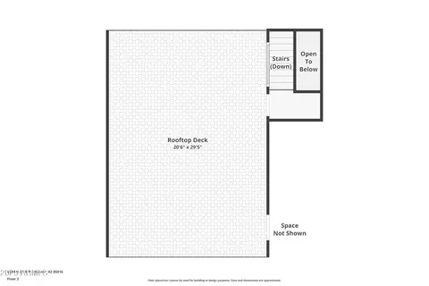 Floorplan - 4354 N 27th Pl, Phoenix, AZ 85016 photo 3 of 4