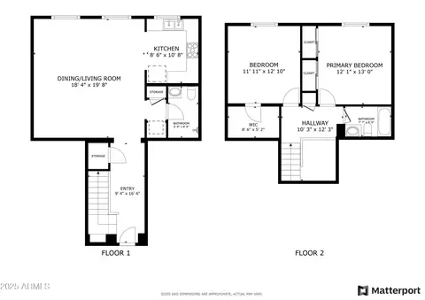 Floorplan - 706 E Washington St #202, Phoenix, AZ 85034 photo 1 of 1