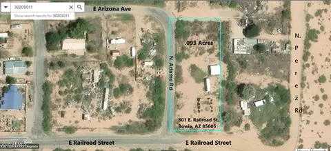 801 E Railroad St #-, Bowie, AZ 85605