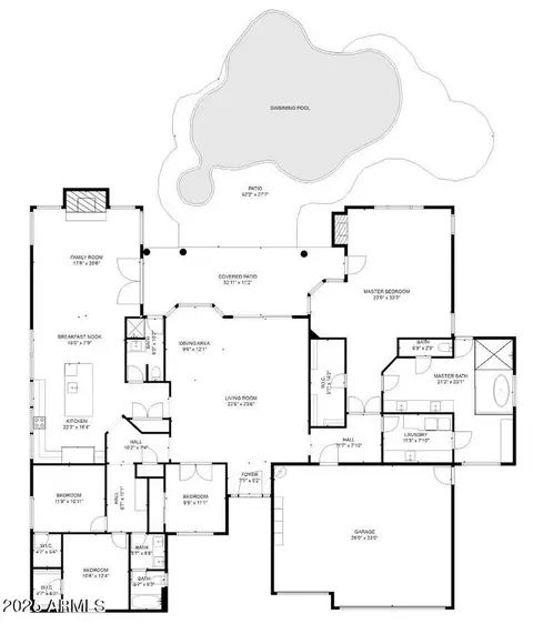 Floorplan - 1604 E Sheena Dr, Phoenix, AZ 85022 photo 1 of 1