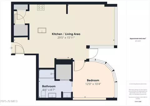Floorplan - 1 E Lexington Ave #1507, Phoenix, AZ 85012 photo 1 of 1